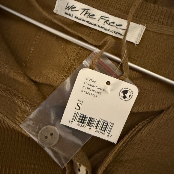 Free People We The Free Gia Cardigan/Dress in Warm Tobacco - Picture 10 of 11